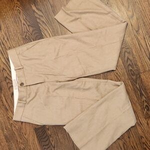 Banana Republic Martin Fit Khaki Herringbone pants size 8 petite